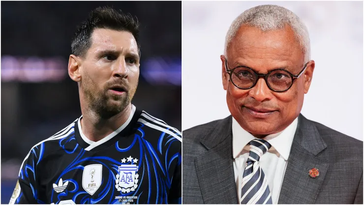 Lionel Messi y José María Neves