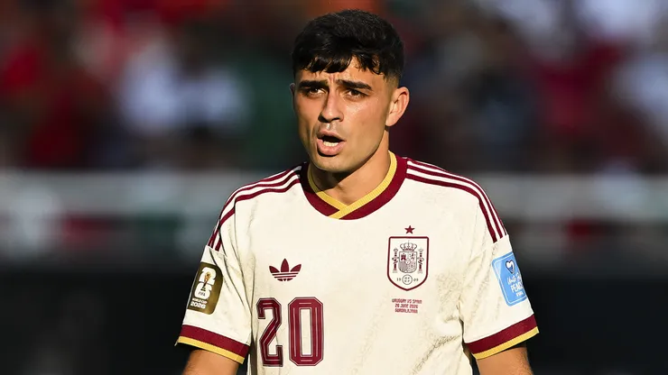 Pedri no juega ante Bélgica.