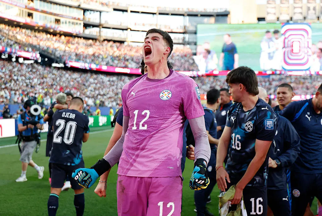 Orlando Gill, arquero de la Selección de Paraguay y de San Lorenzo. (Getty Images)
