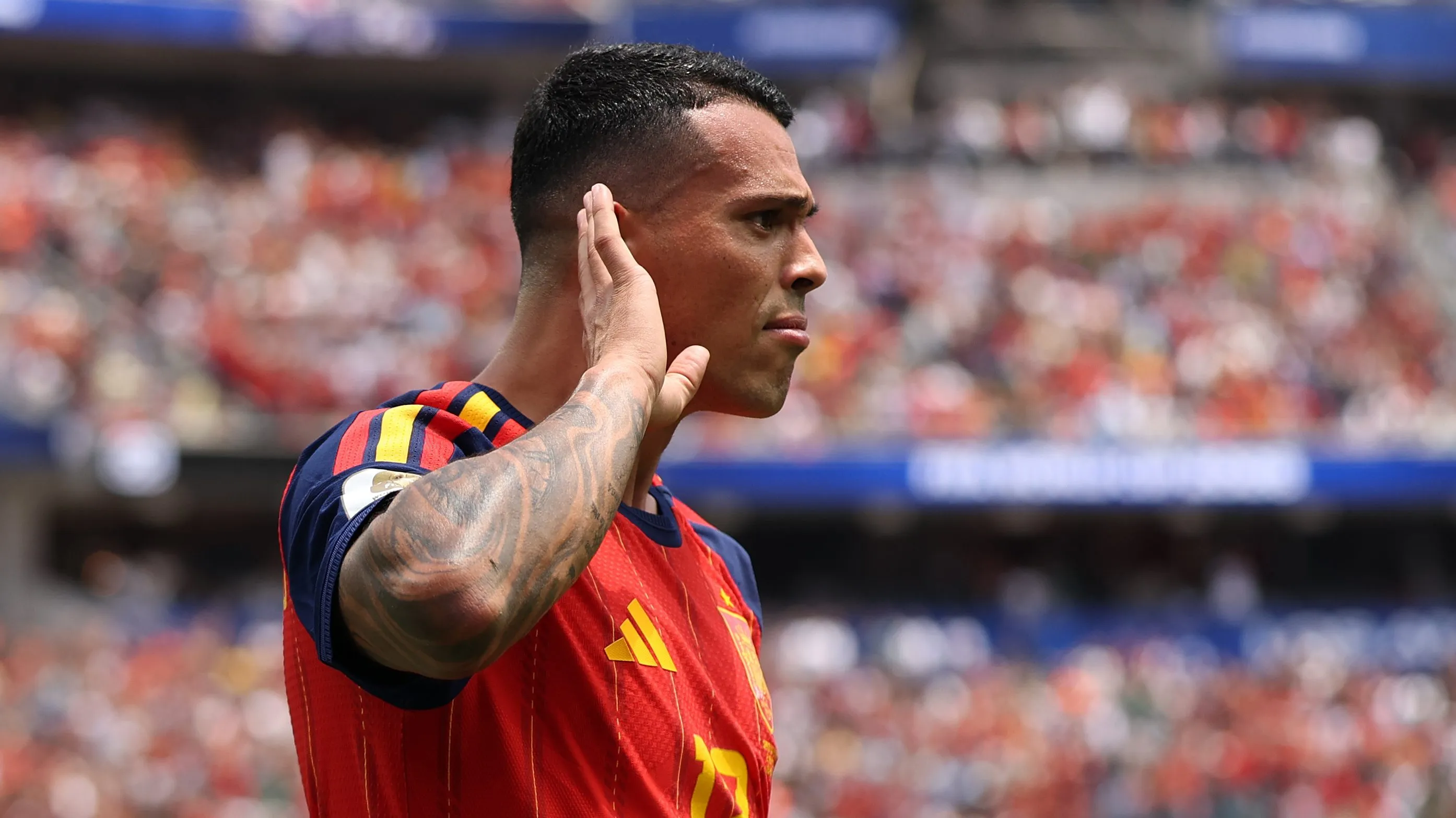 Pedro Porro marcó el segundo gol de España ante Austria. (Foto: Getty)