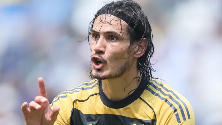 Edinson Cavani se despidió de Boca.
