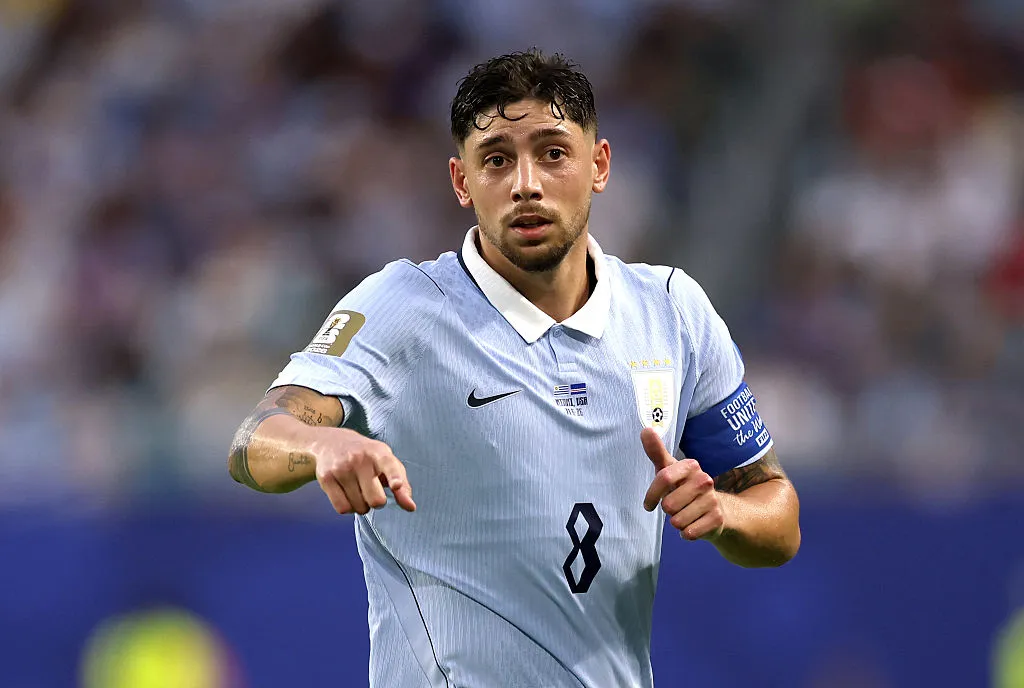 Federico Valverde, capitán de la Selección de Uruguay. (Getty Images)