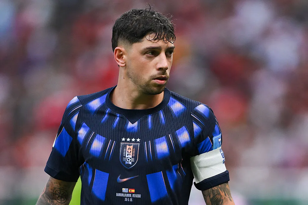 Federico Valverde, capitán de la Selección de Uruguay. (Getty Images)