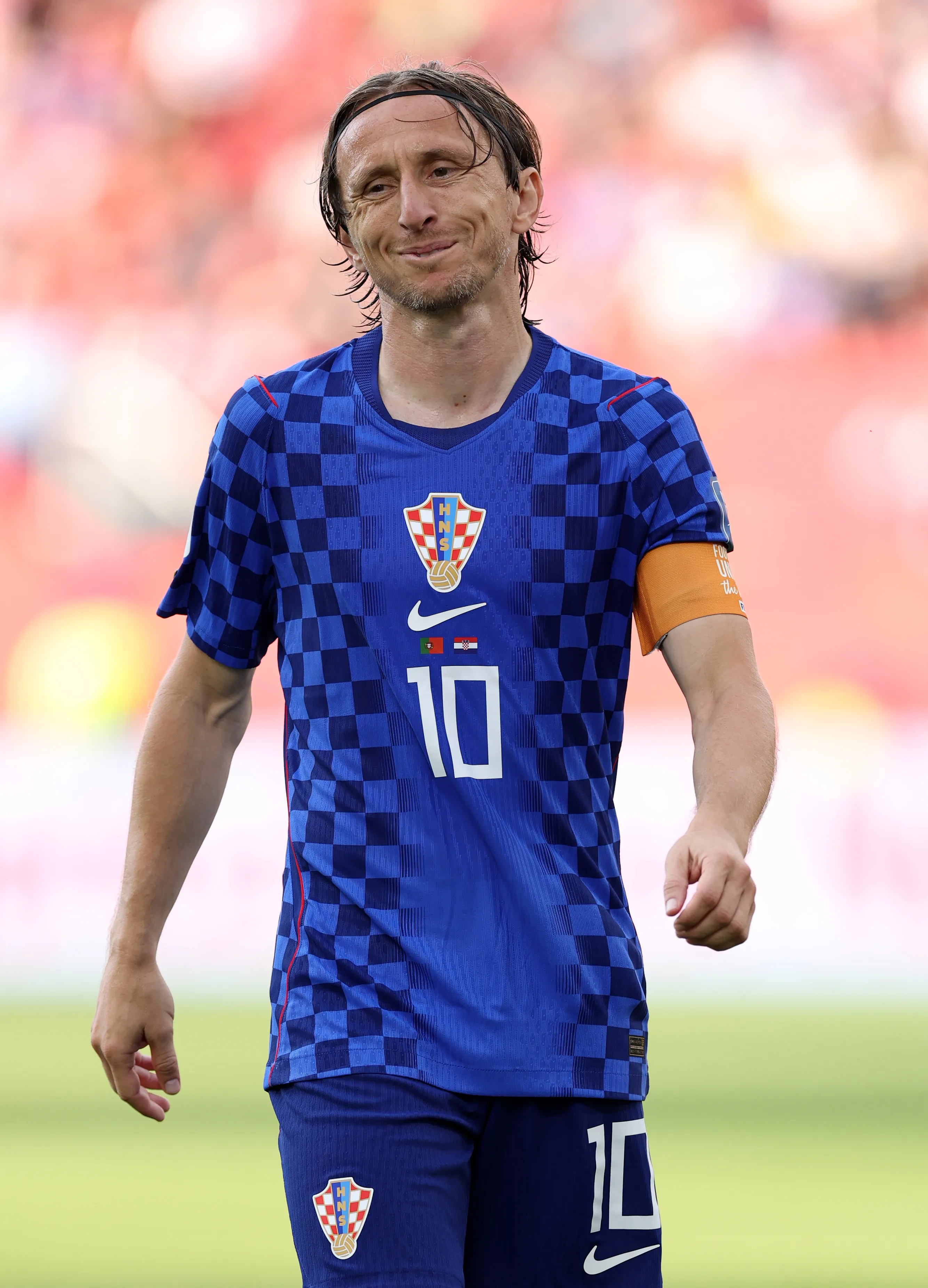 Luka Modrić en su último partido en un Mundial con Croacia. (Justin Setterfield/Getty Images)