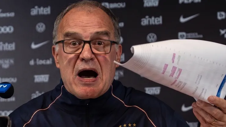 Marcelo Bielsa tras su paso por la Selección de Uruguay.