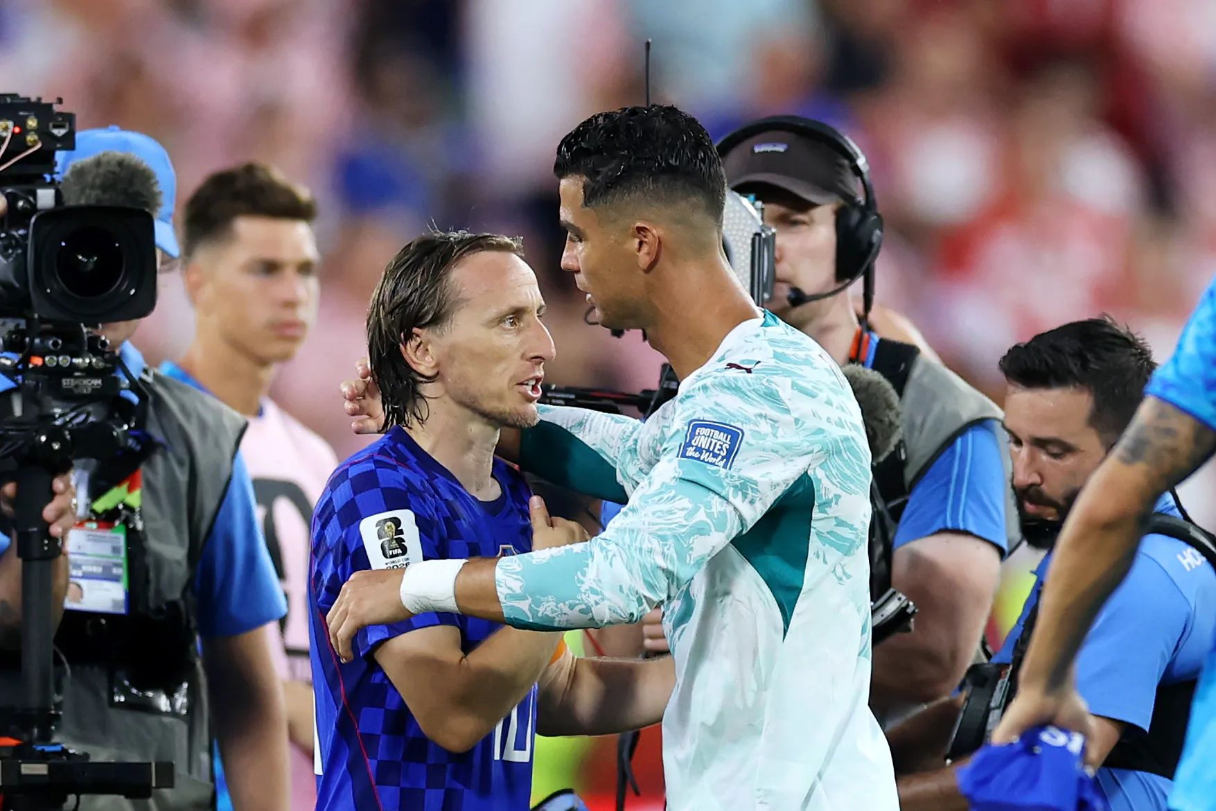 Luka Modric junto a Cristiano Ronaldo. (Foto: Getty).