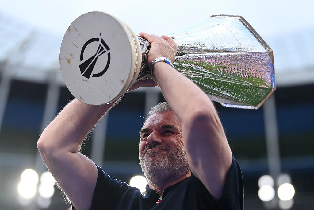 Postecoglou fue campeón de la Europa League con Tottenham. (Getty)