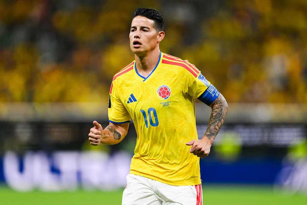 James Rodríguez, capitán de Colombia en el Mundial 2026. (Getty Images)