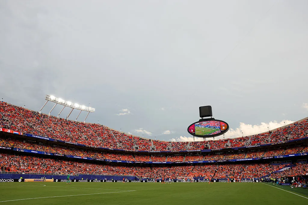 Kansas City Stadium, recinto de Colombia – Ghana por el Mundial 2026. (Getty Images)