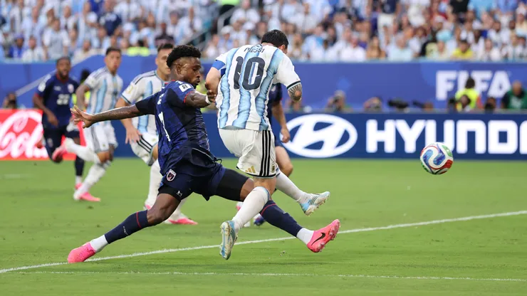 Messi abrió el marcador ante Cabo Verde.