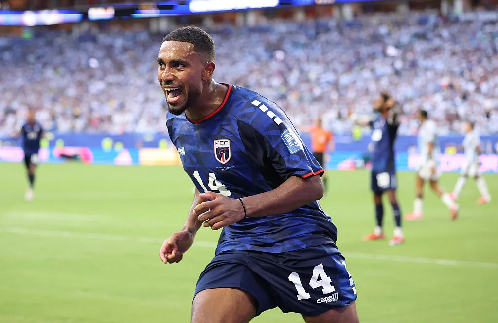 Deroy Duarte, autor del gol de Cabo Verde ante Argentina en el Mundial. (Getty Images)