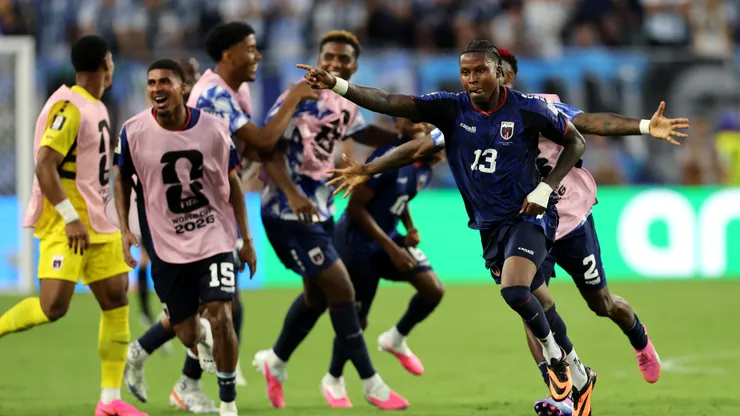 Sidny Cabral festeja el gol de Cabo Verde.