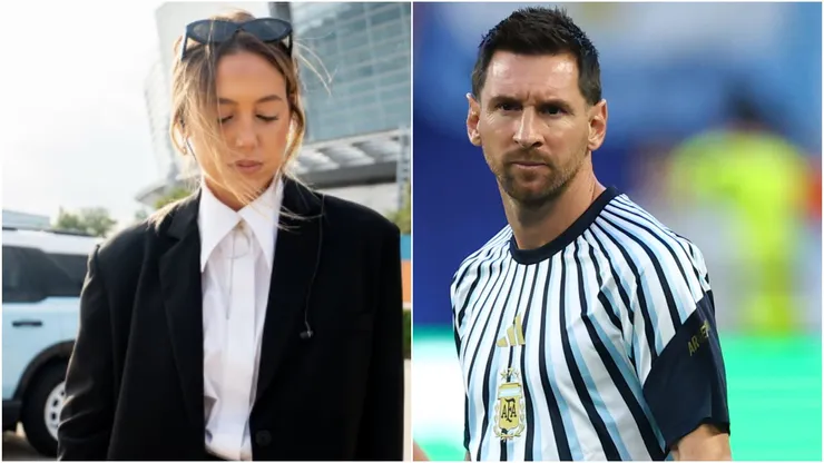 Sofi Martínez y Lionel Messi