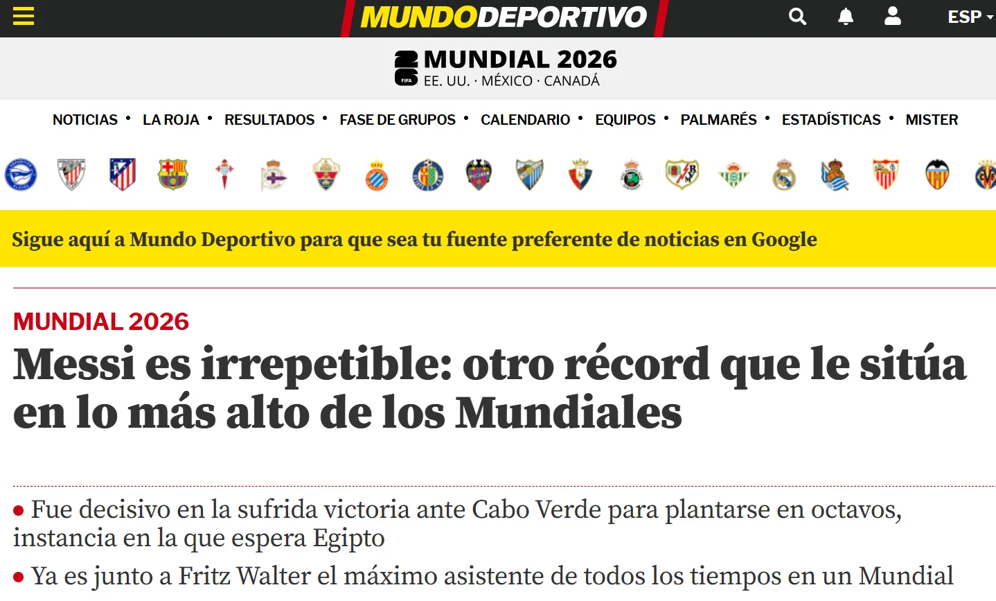 Mundo Deportivo, España