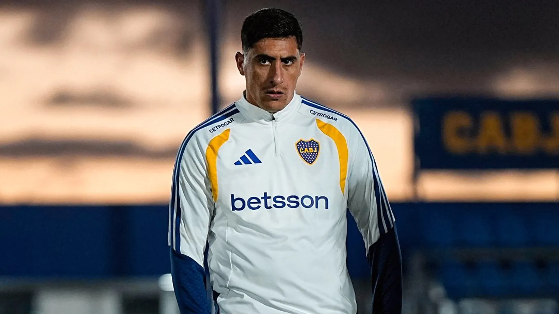 Miguel Merentiel durante la pretemporada de Boca.