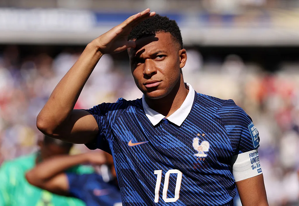 Kylian Mbappé, capitán de Francia. (Getty Images)