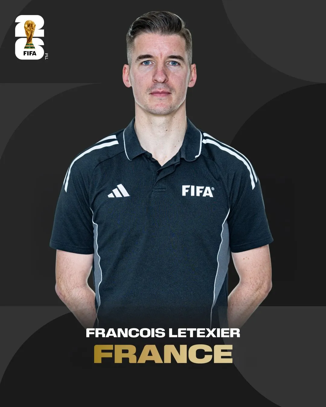 Francois Letexier, el árbitro francés para Argentina vs. Egipto.