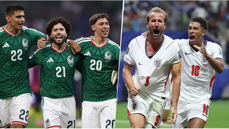 México - Inglaterra, por la Copa del Mundo 2026.