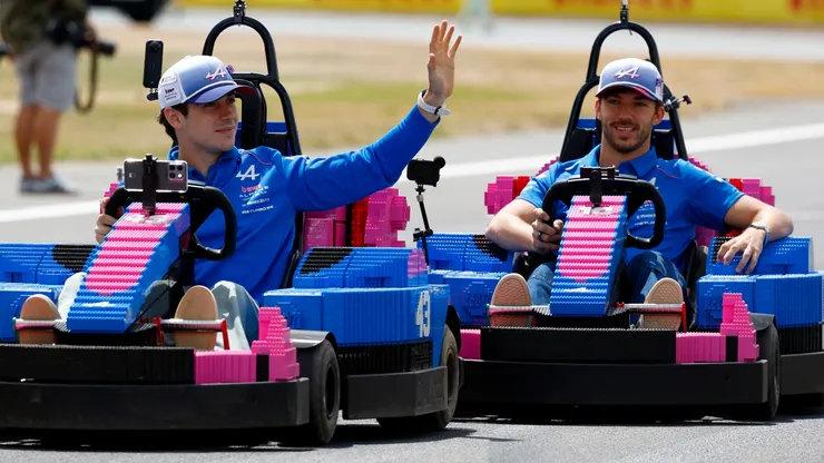 Colapinto y Gasly en Silverstone.