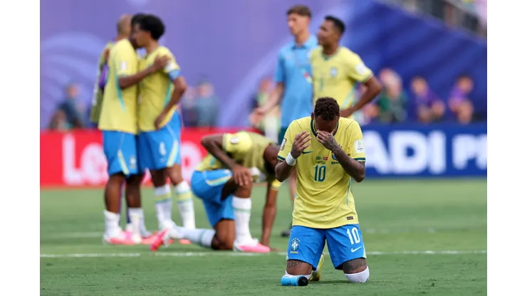 El desgarrador llanto de Neymar tras quedar eliminado