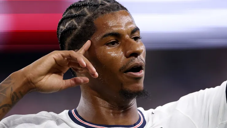 Marcus Rashford, delantero de Inglaterra.