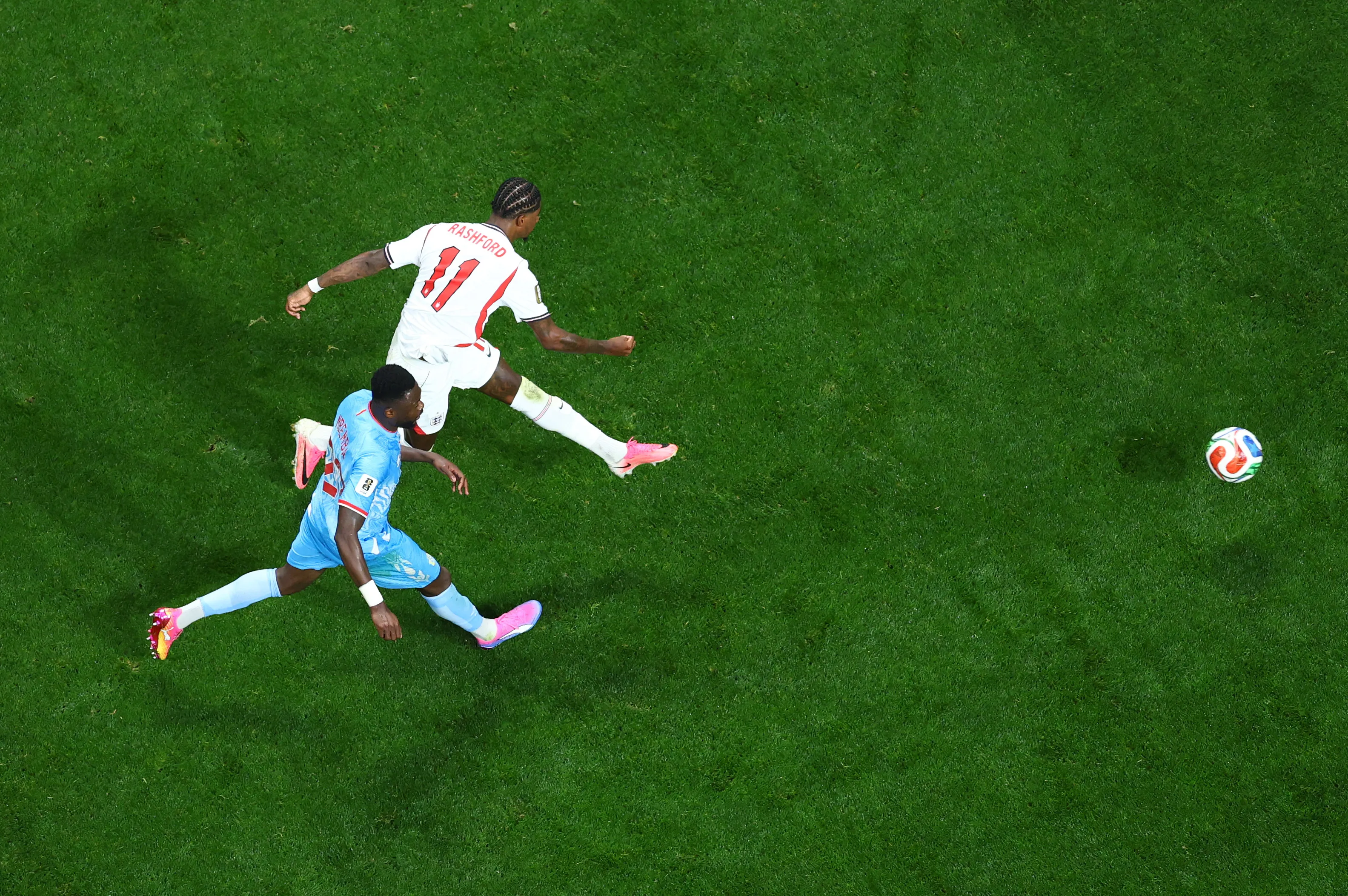 Rashford ante RD Congo. (Foto: Getty)
