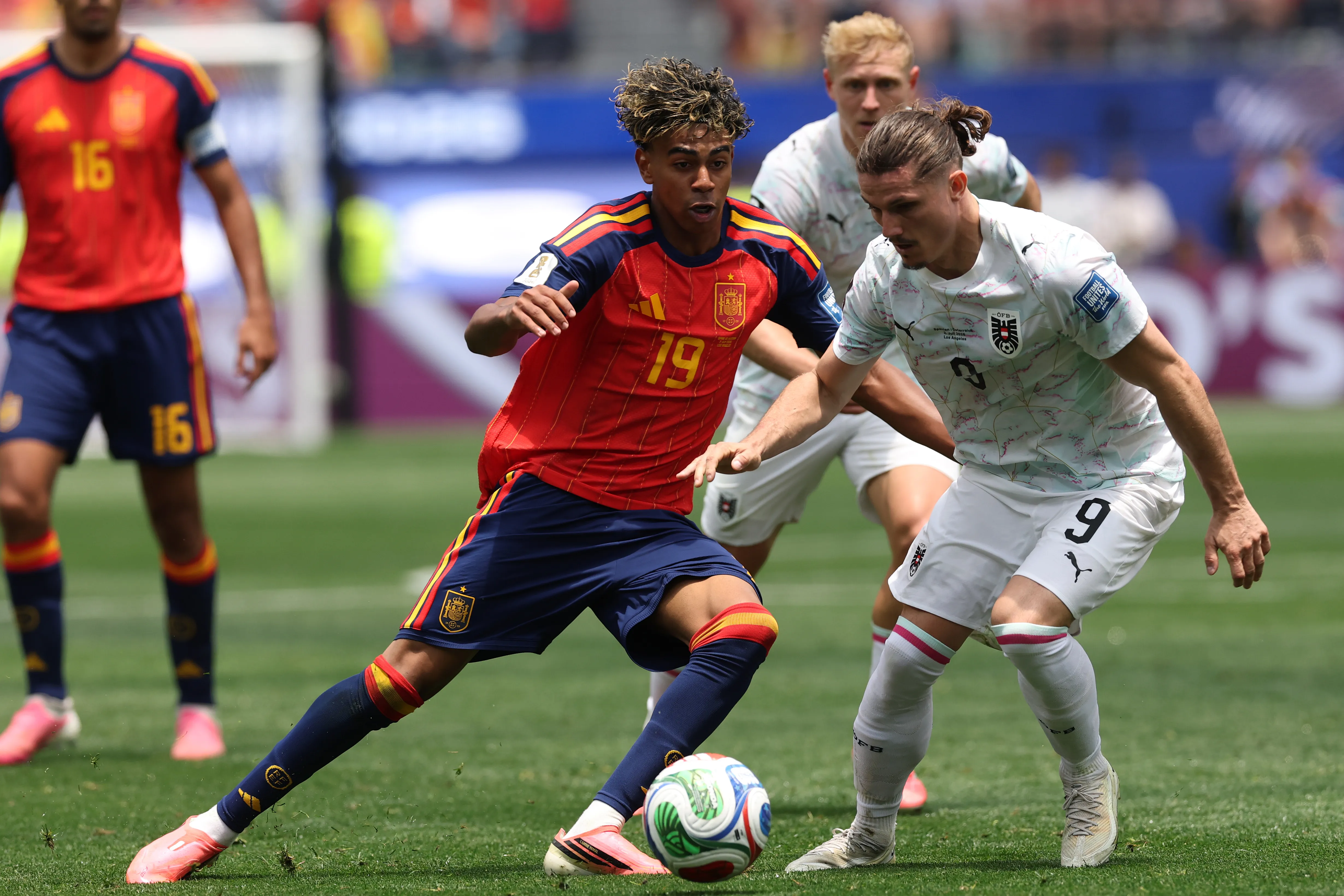 Lamine Yamal, la principal carta de ataque de España en el Mundial 2026. Getty Images.