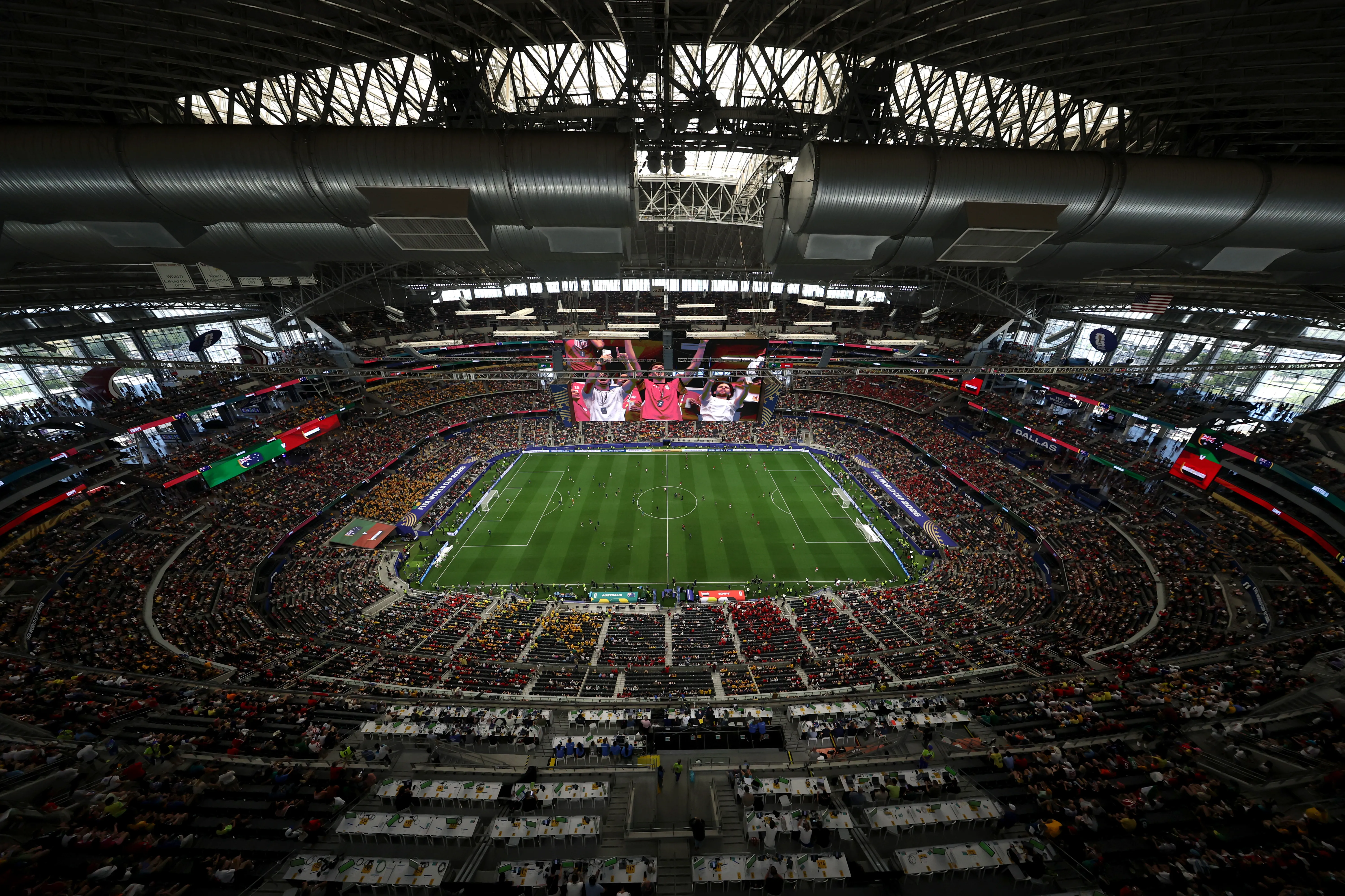 El estadio del España vs. Portugal. Getty Images)