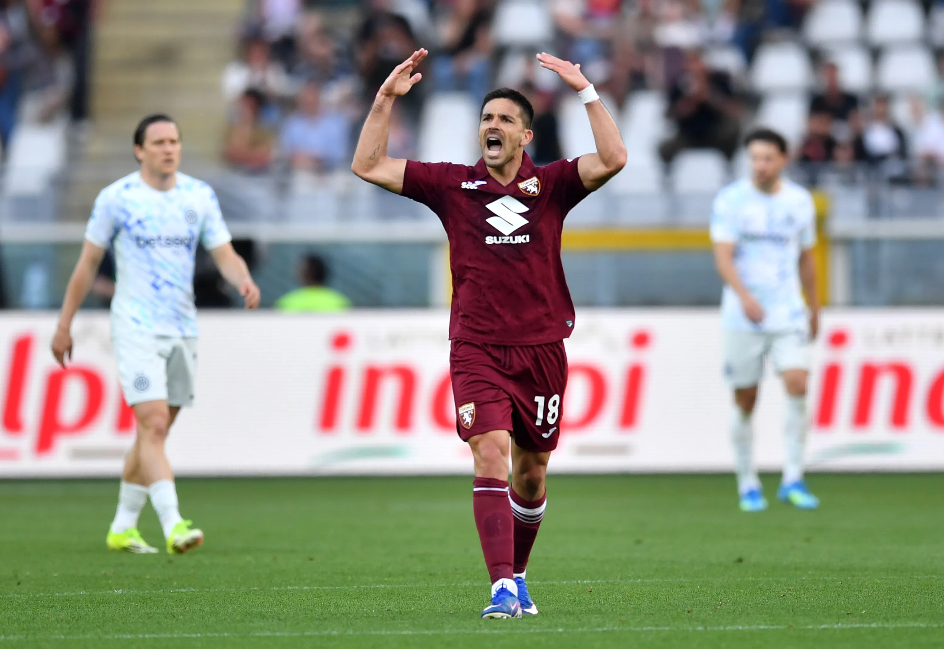 Gio Simeone en Torino. (Foto: Getty).