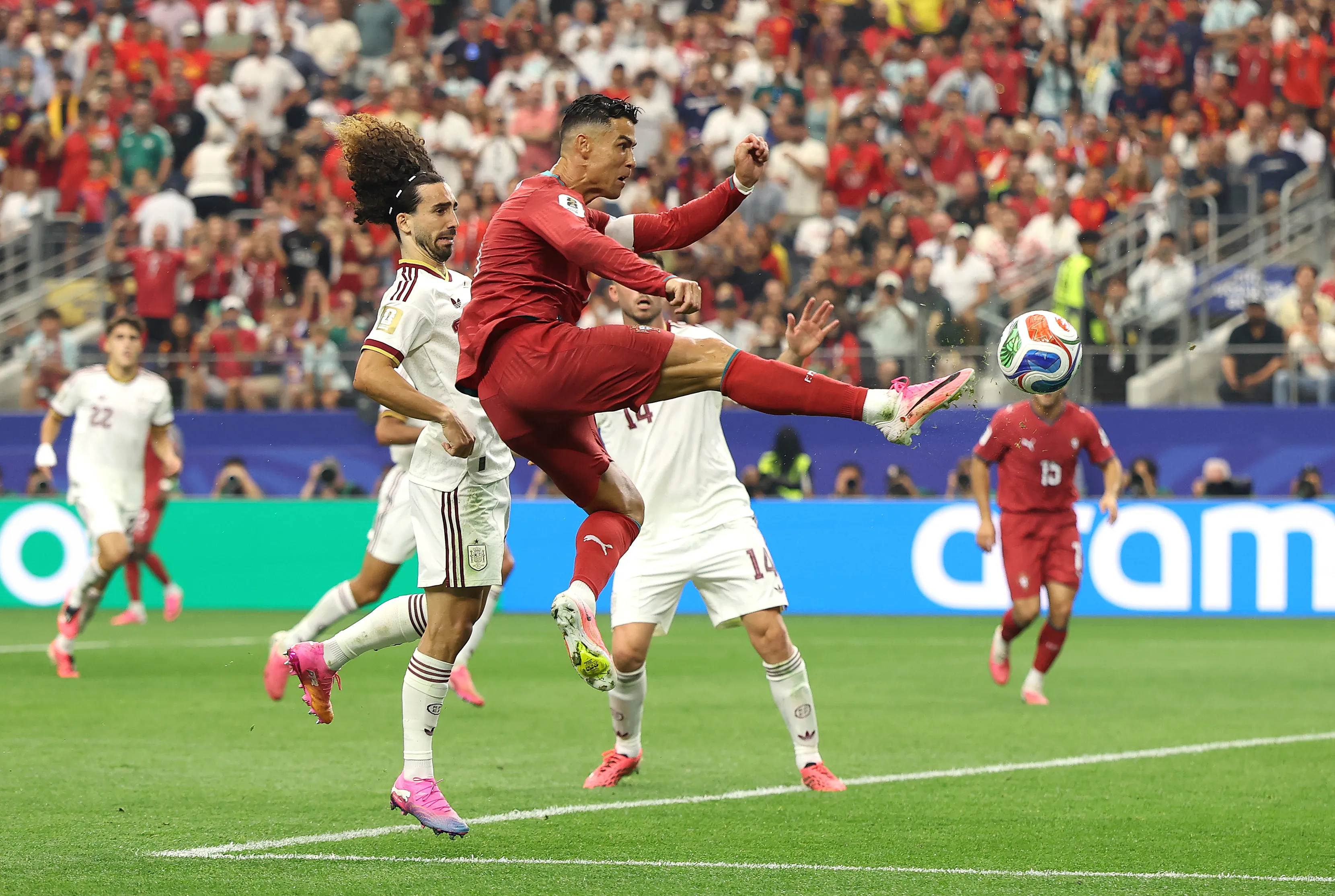 Portugal y España en Dallas. (Foto: Getty)