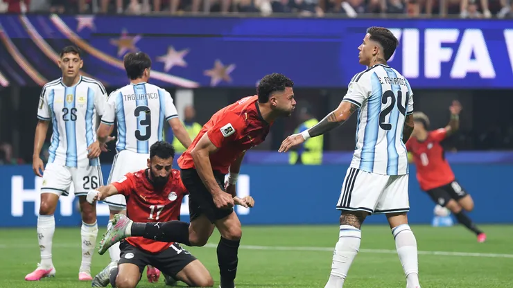 Yasser Ibrahim pone el 1-0 para Egipto.