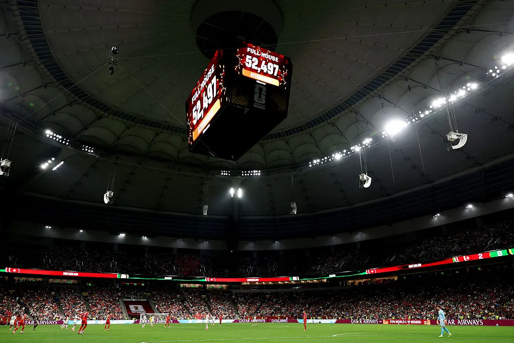 El BC Place de Vancouver recibe el duelo entre suizos y colombianos.