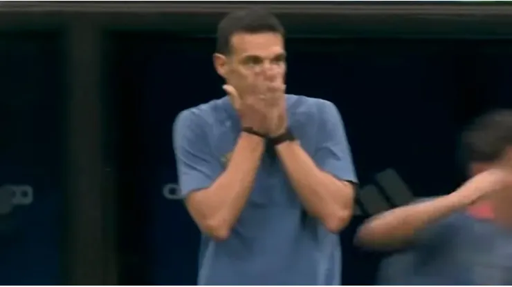 La reacción de Lionel Scaloni al gol agónico de Enzo Fernández en Argentina vs. Egipto