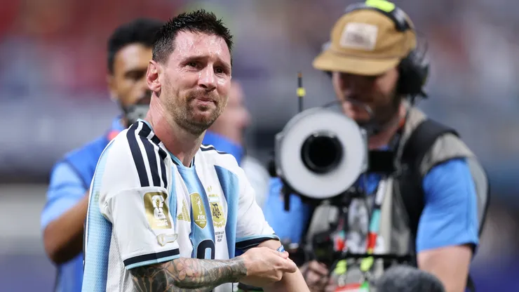 La emoción de Lionel Messi.