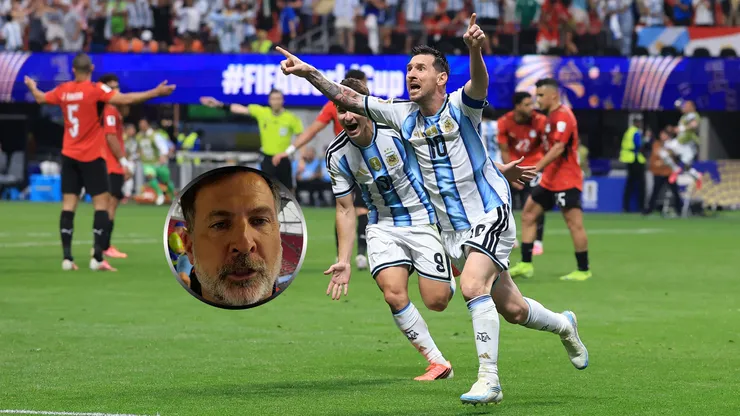La enorme alegría de Lionel Messi.