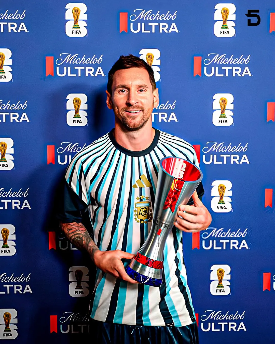 Messi fue el MVP del partido de octavos de final. (Getty)