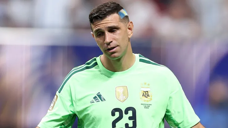 Emiliano Martínez, arquero de la Selección Argentina.