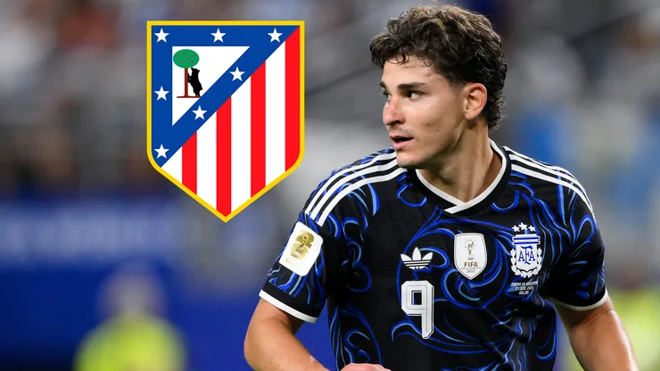 Julián Alvarez dijo que está enfocado en la Copa del Mundo cuando le preguntaron por su futuro en el Atlético de Madrid.