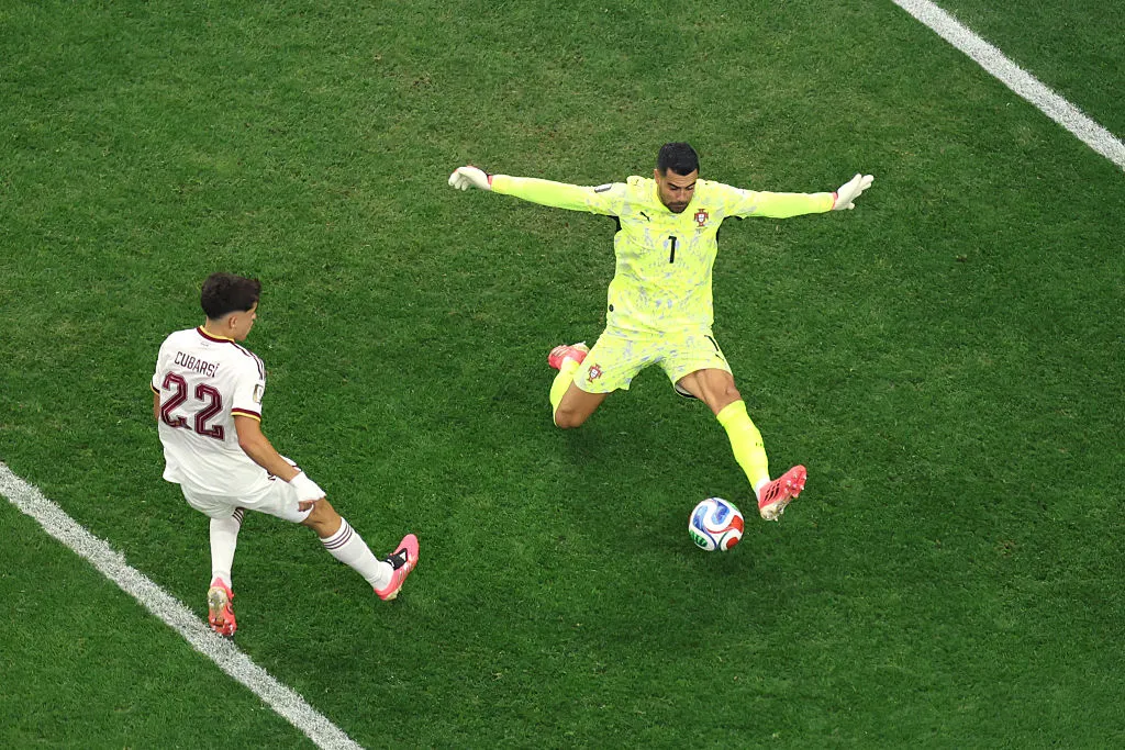 Diogo Costa es el mejor arquero del Mundial tapando situaciones de gol. (Getty)