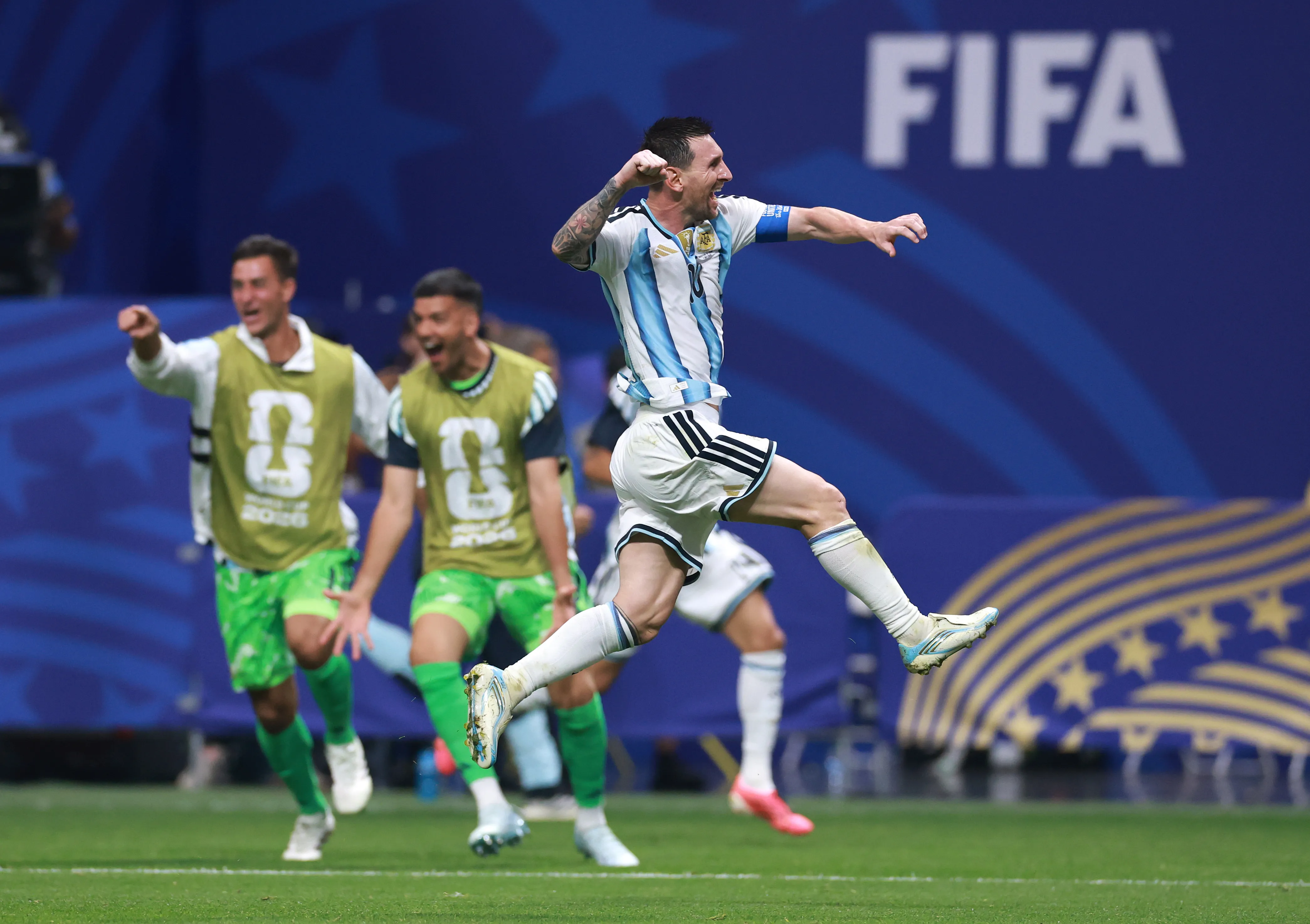 Messi en la victoria ante Egipto. (Foto: Getty)