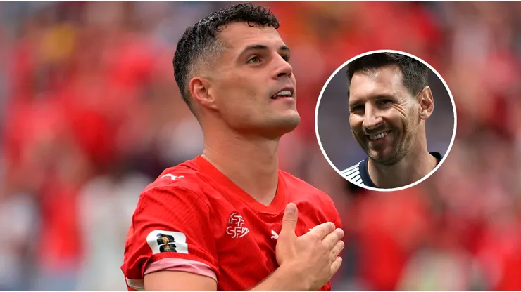 Granit Xhaka: "Es un privilegio ser parte de la historia de Messi"