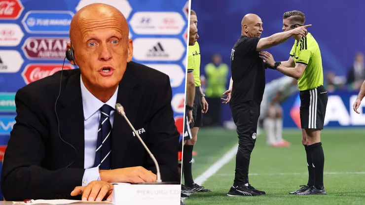 Pierluigi Collina le respondió al entrenador de Egipto, Hossam Hassan, quien dijo que el arbitraje de Francois Letexier en los 8vos de final favoreció a Argentina.