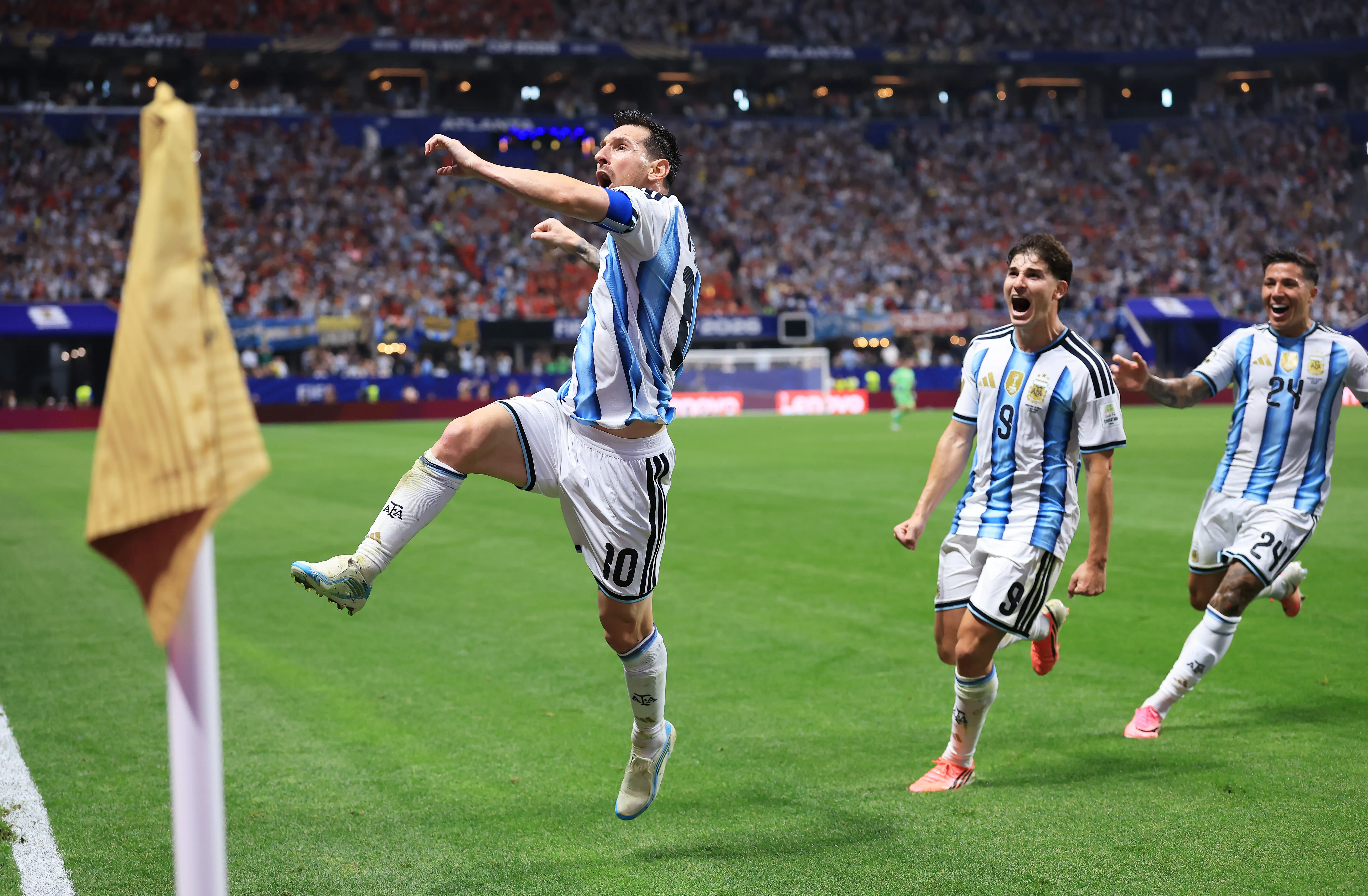 Lionel Messi, goleador del Mundial 2026 con 8 tantos. Getty Images.