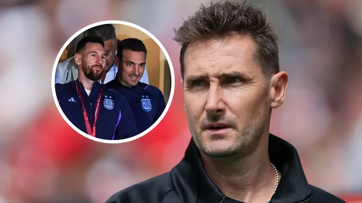 Mirsolav Klose contó que Lionel Scaloni le organizó una llamada con Lionel Messi, quien le prometió regalarle una camiseta firmada.
