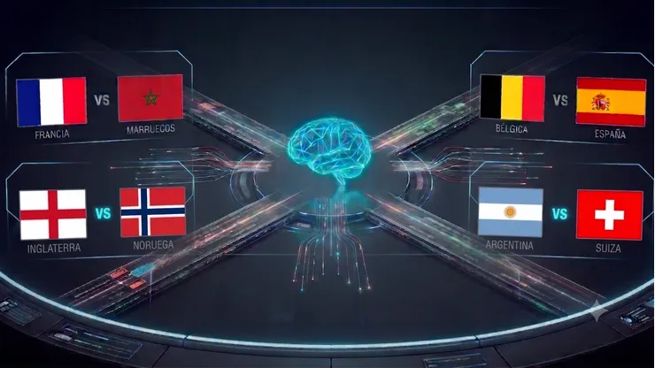 La IA dio la predicción de los cuartos del Mundial.