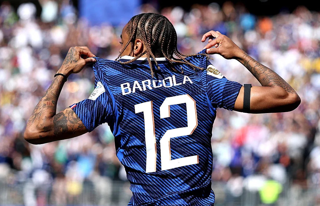 Bradley Barcola, delantero de la Selección de Francia. (Getty Images)