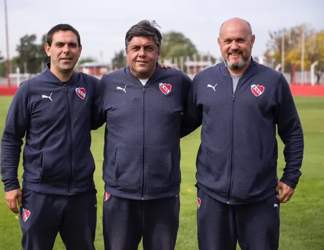 Fernando Berón en su estadía en Independiente.