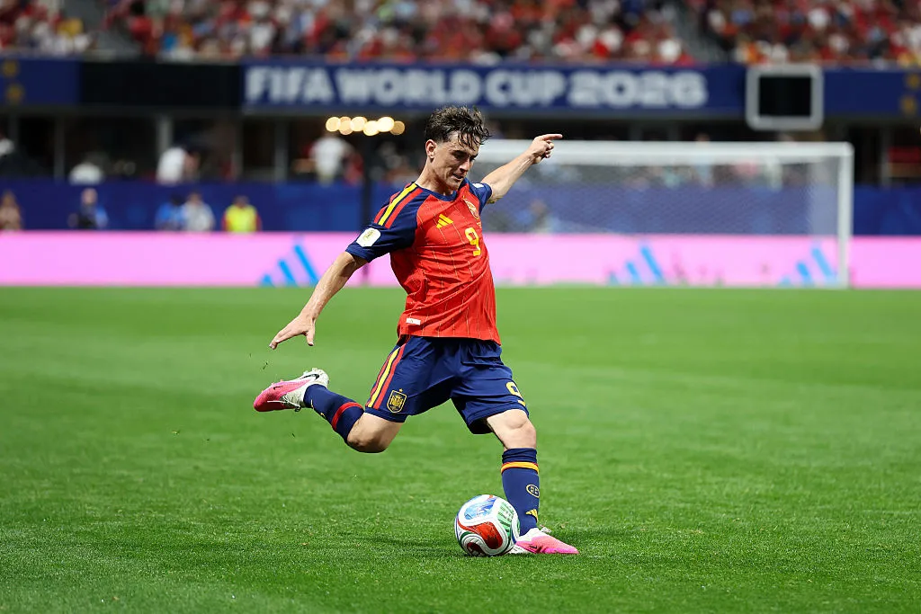 Gavi, futbolista de la Selección de España en el Mundial. (Getty Images)
