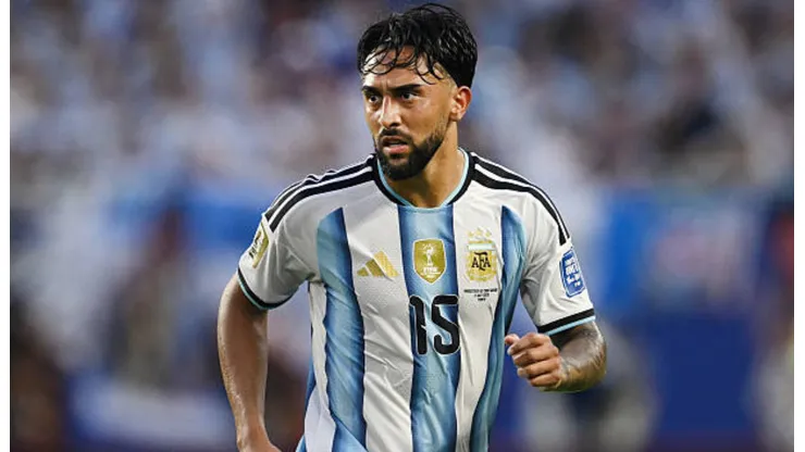 Nicolás González en la Selección Argentina.