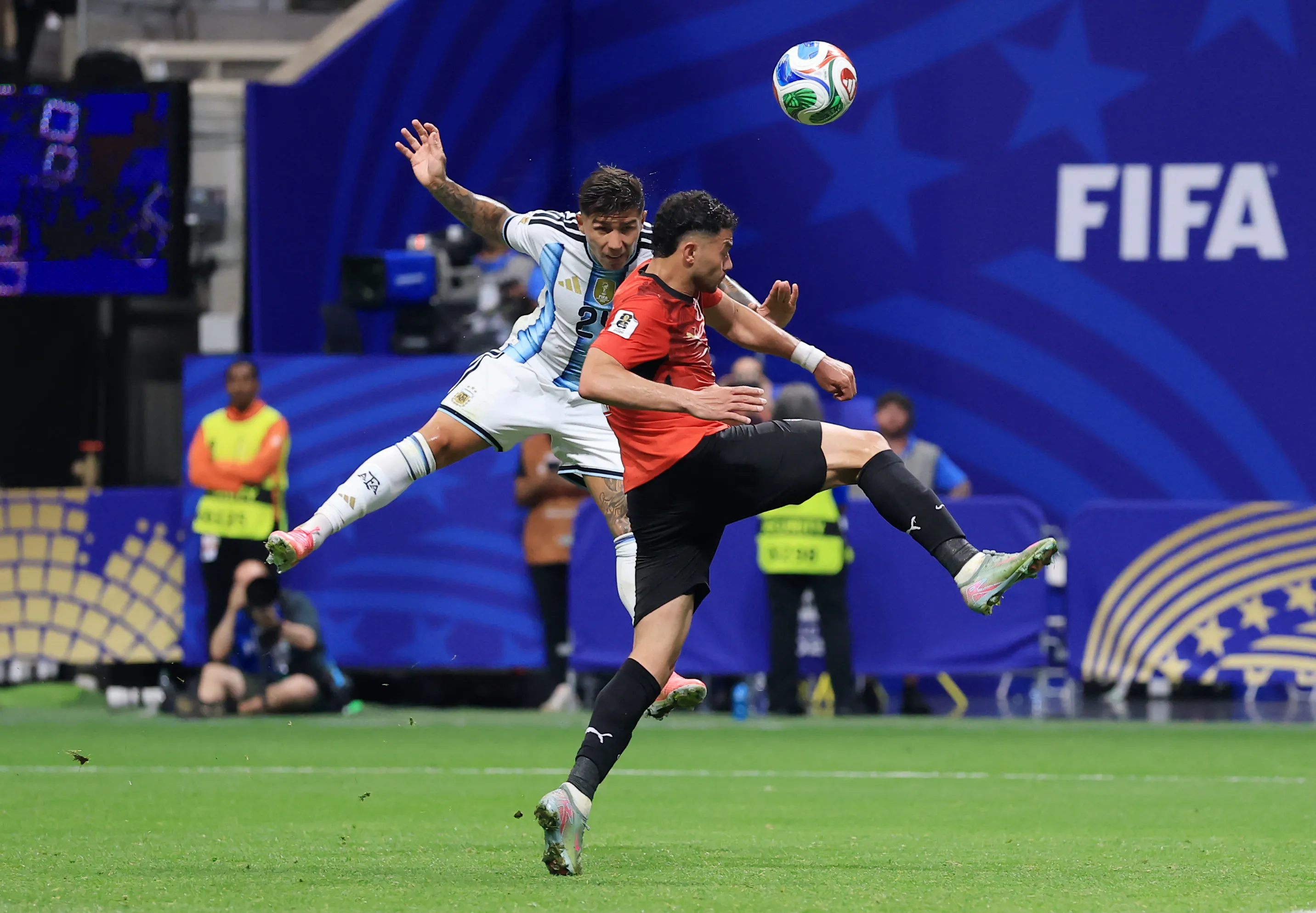 Enzo Fernández marcó el tanto agónico de la remontada ante Egipto. (Foto: Getty).